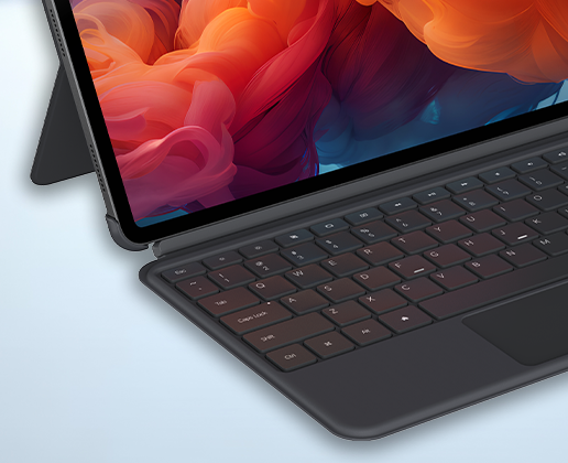 Ergonomiczne rozwiązania w tablecie techbite - zbliżenie na klawiaturę